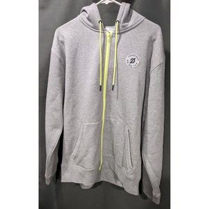 Peloton Heavyweight Full Zip Gray Fleece Hoodie Men's Size Large NWT